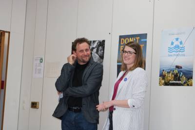 Holger Schäddel und Franziska Wallenta vom Arbeitsbereich Innovative Erwachsenenarbeit zeichneten verantwortlich für die Veranstaltung.