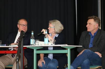 Stephan Paule, Sabine Müller-Langsdorf und Thomas Schaumberg (v.l.n.r.) hatten viele Facetten zum Thema Europa beizutragen.