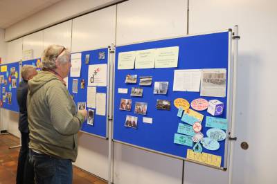 Auf viel Interesse stieß die Ausstellung der Max-Eyth-Schule im Rahmen der Europa-Woche an der Europa-Schule.